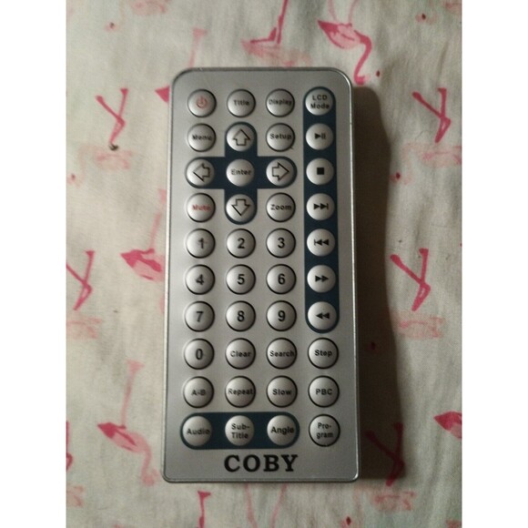 OEM Coby JX-2001F Portable DVD Player Remote Control - Tested - Picture 1 of 3